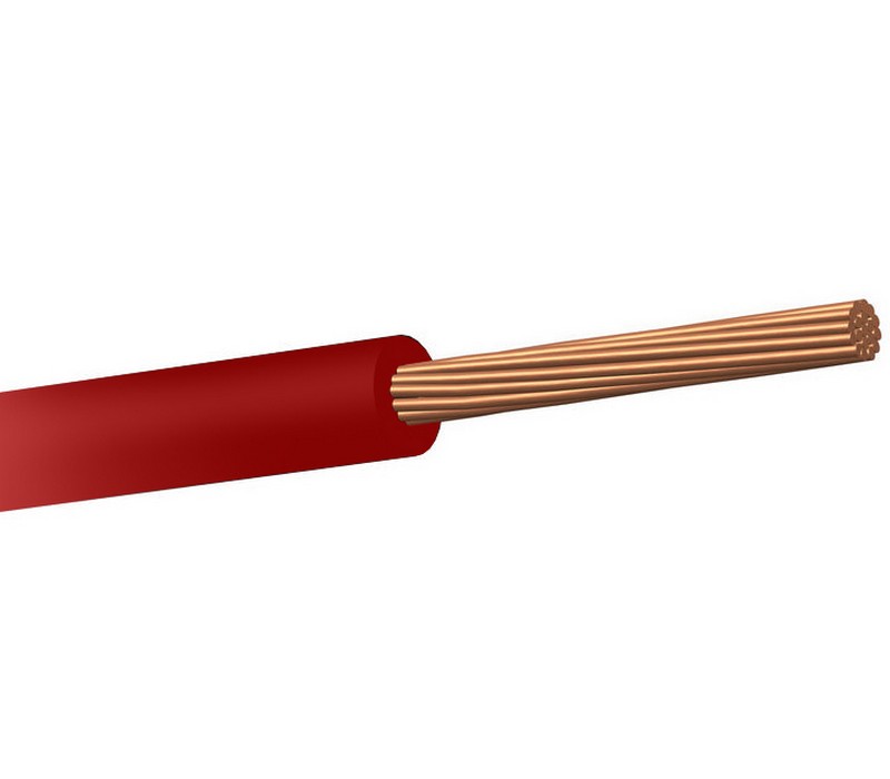 RK-ledning 50mm² RØD (H07V-K)