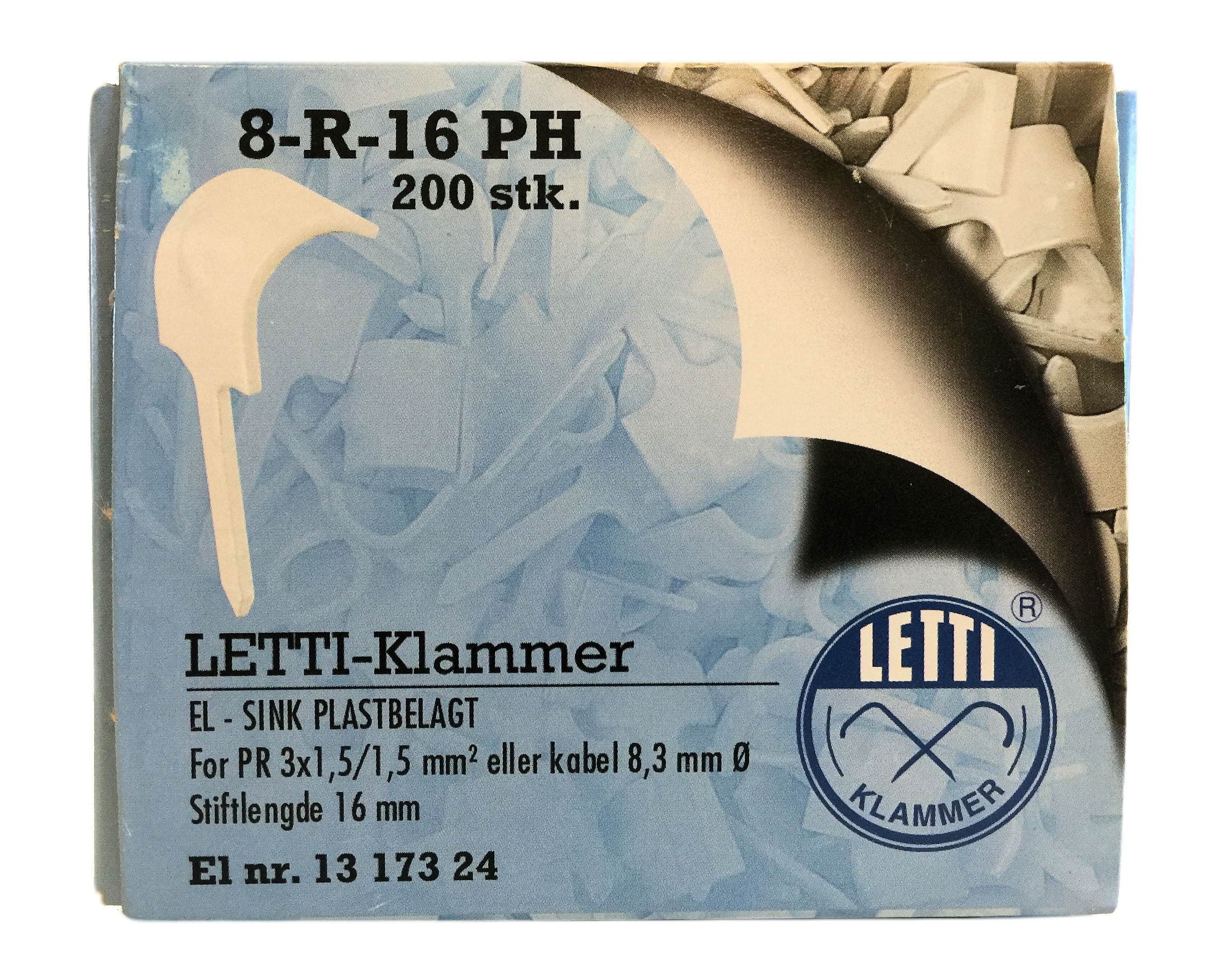Letti Klammer 8-R-16PH - 200 stk