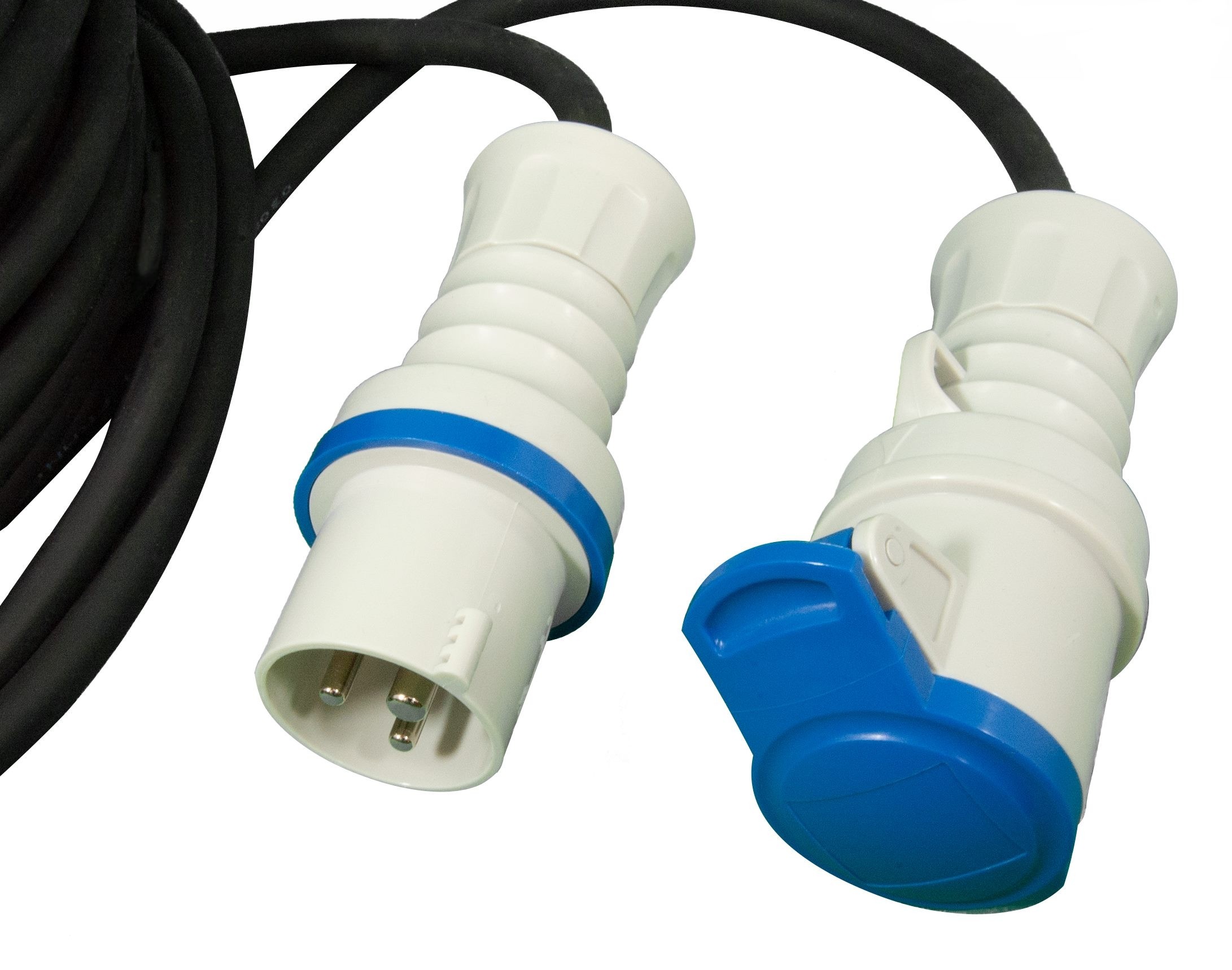 Gewiss Skjøtekabel 32A 3 faset 230V 25M 4G6mm² IP44