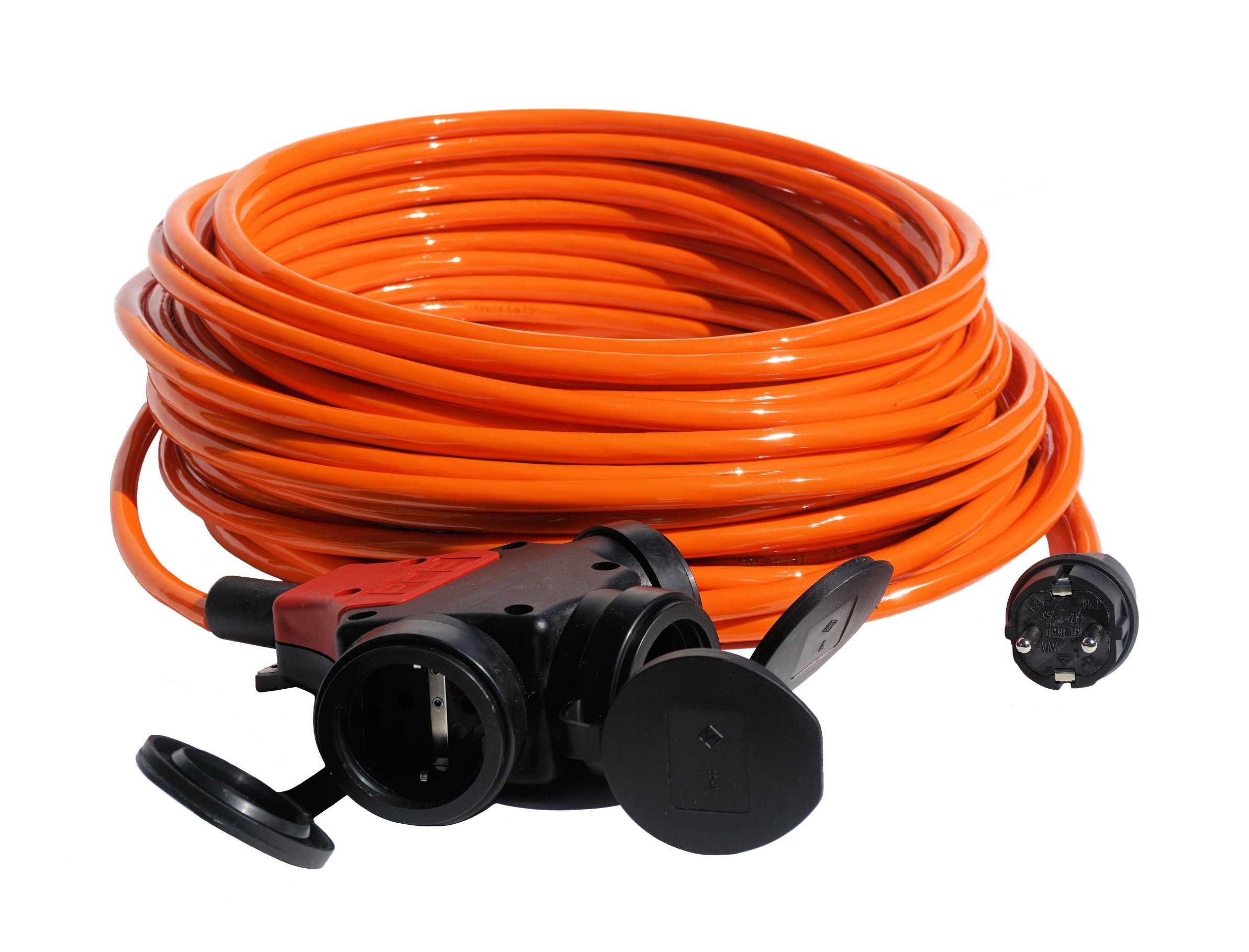 Skjøtekabel 16A 3-veis PUR 3G2,5mm² 15m IP44