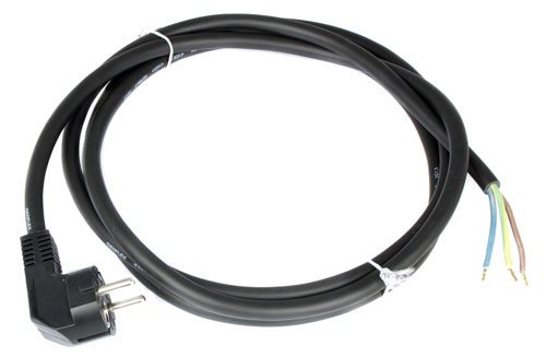 Nettkabel NMHVO 3G1.5mm² 2,5 M sort