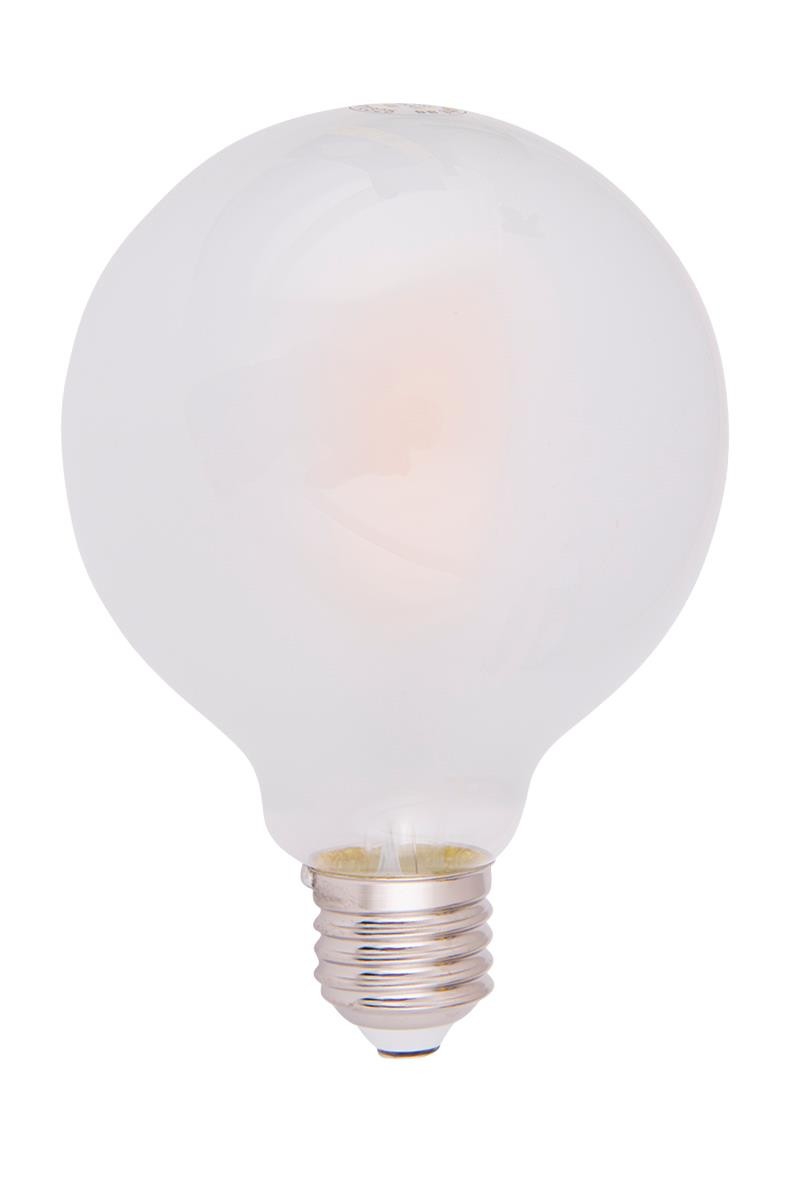 LEDpære Globe 4W E27 matt G95 dimbar