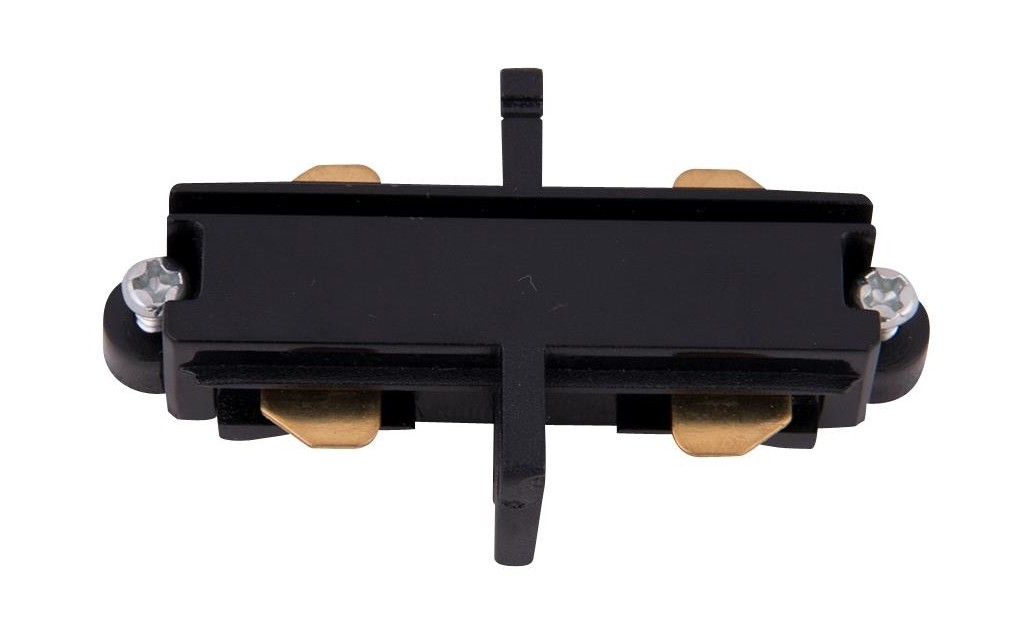 Track-Light skjøtestykke rett Sort