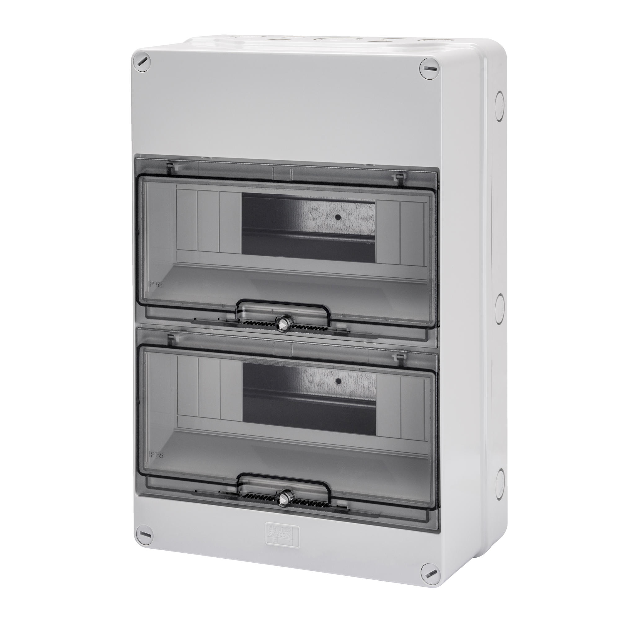 Gewiss Fordelingsskap 24-moduler 40CD U/J+N skinne IP55 375x250x135 GW40007