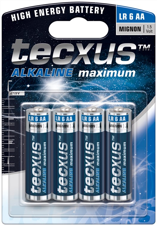 Tecxus alkaline LR6 AA 4pk