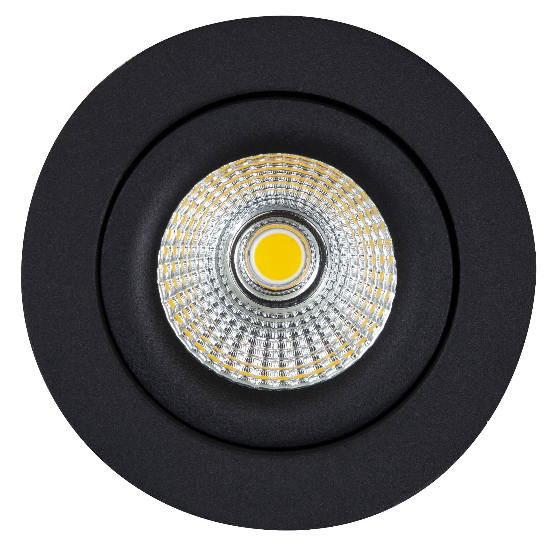 Sandy LED-downlight 7W dimbar IP44 Sort