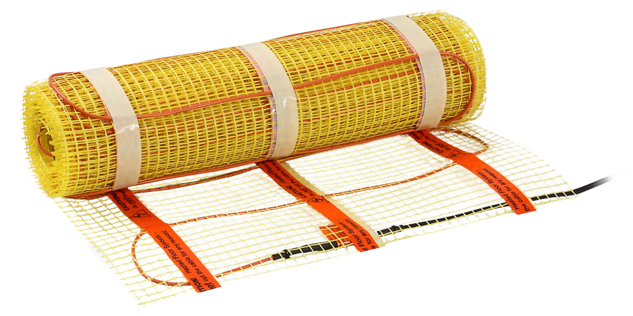 Heatcom varmematte 3mm 150W/m² 1,1m² (0,5 x 2,20m)
