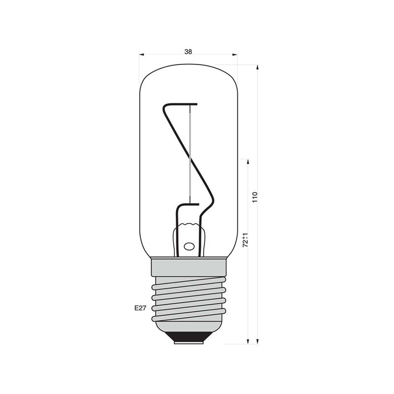 Danlamp eksteriør lanterne 24V 55W E27 35CD