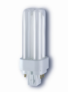 Osram kompaktlysrør DULUX D/E 13W 830 G24q-1