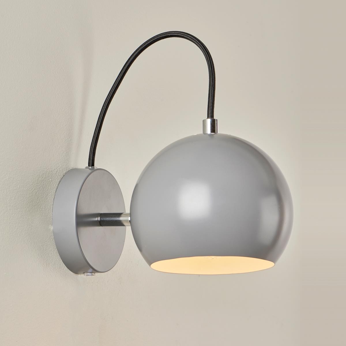 Brooklyn vegglampe Grå