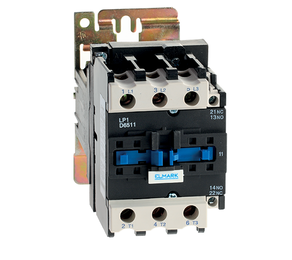 ELMARK Kontaktor LP1 D6511 65A 24VDC 1NO+1NC