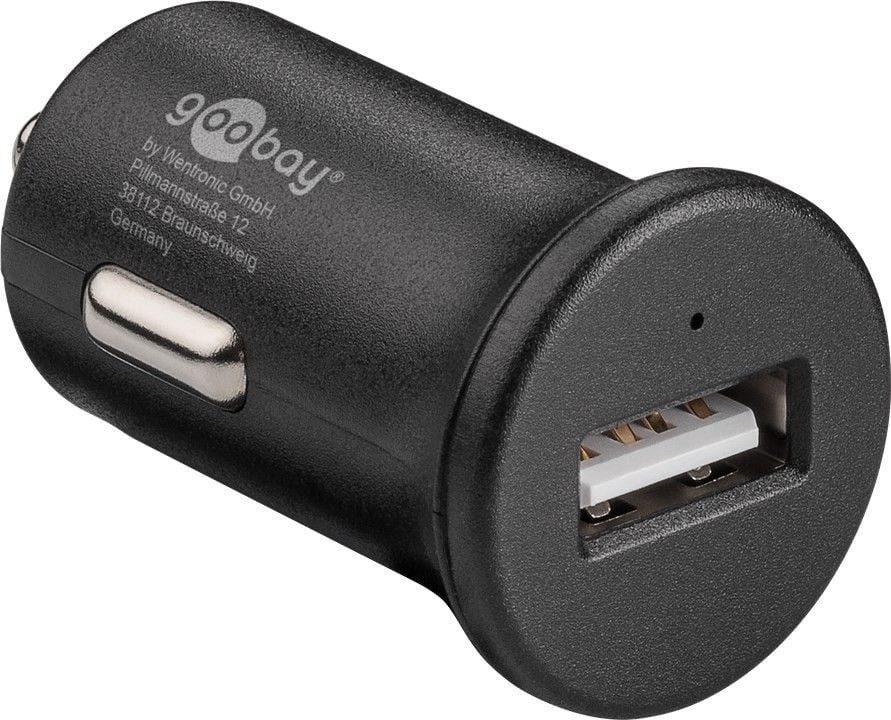 Goobay USB-lader for bil 1xUSB 2.4A QC3.0 Quick Charge