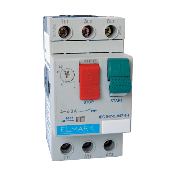 ELMARK motorvernbryter TM2-E08 2.5-4A
