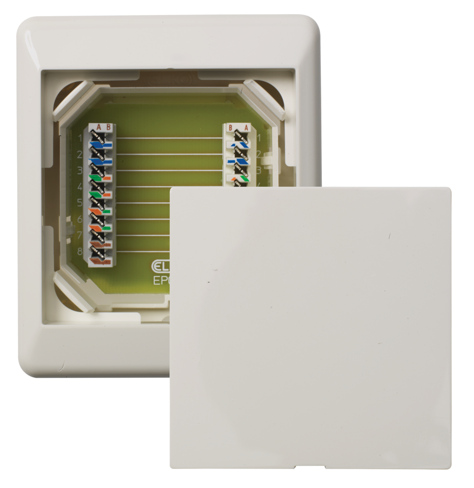 ELKO Koblingsboks påvegg for tele/data