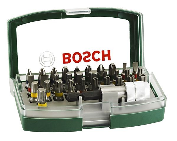 Bosch 32 deler bitssett Grønn