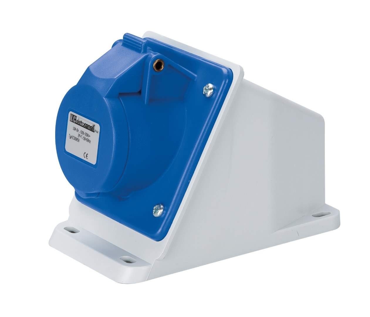 EC Stikk påvegg 230V 16A 2P+J EC690501