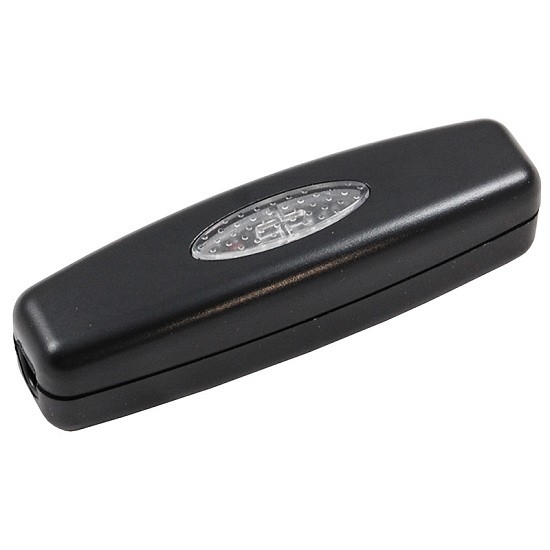 Relco snello ledningsdimmer LED Sort