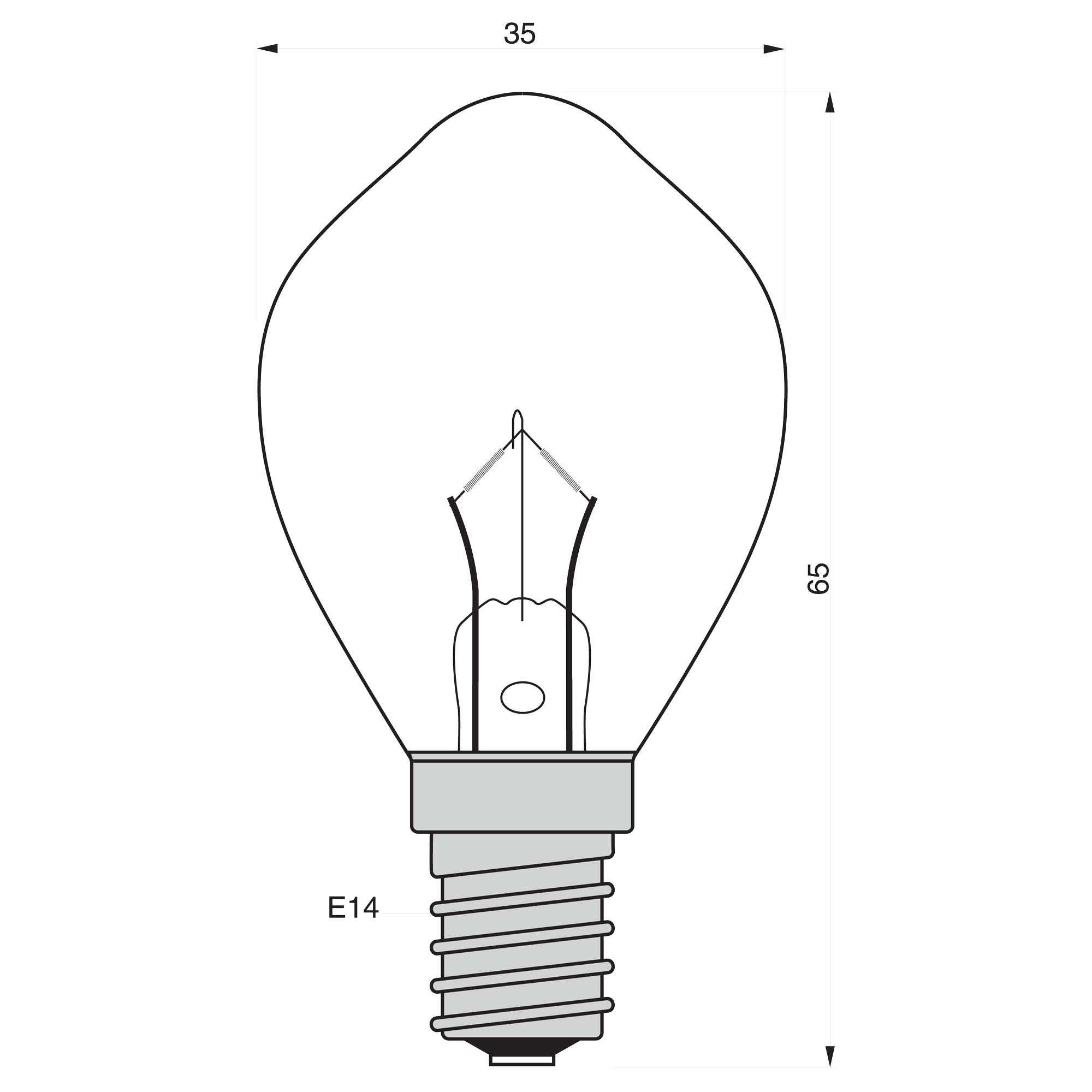 Danlamp båtlampe illum 40W 28V E14 KLAR