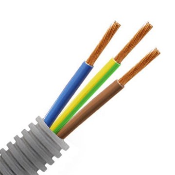 Ferdigtrukket K-rør/PN 3G2,5mm² (50m)