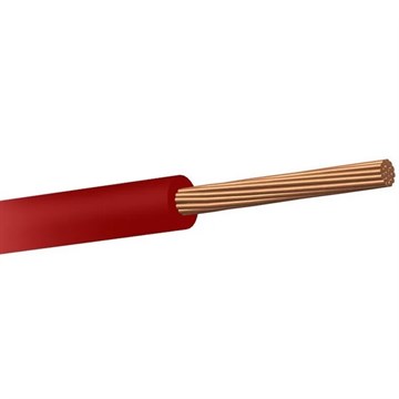 RK-Ledning 4mm2 RØD Meterpriset