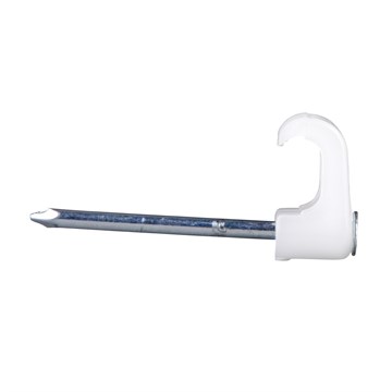 Klips TC 3X5mm Hvit 100 stk For lampettledning 2x0,75