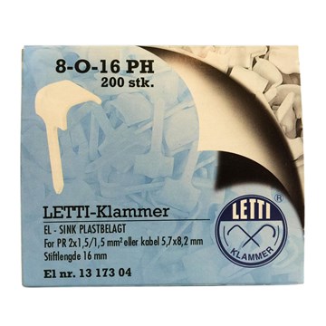 Letti Klammer 8-O-16PH - 200 stk