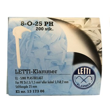 Letti Klammer 8-O-25PH - 200 stk
