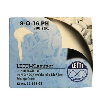 Letti Klammer 9-O-16PH - 200 stk