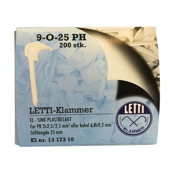 Letti Klammer 9-O-25PH - 200 stk