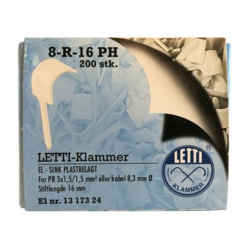 Letti Klammer 8-R-16PH - 200 stk