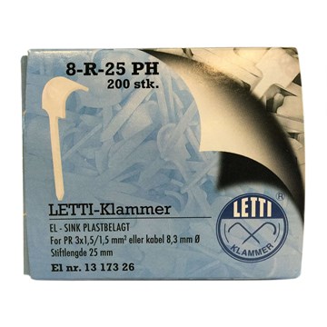 Letti Klammer 8-R-25PH - 200 stk