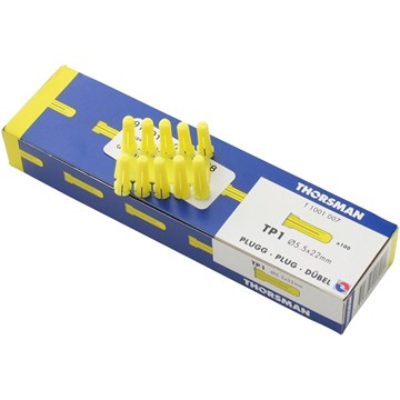 Thorsman Schneider Plastplugg TP 1 - 100 stk