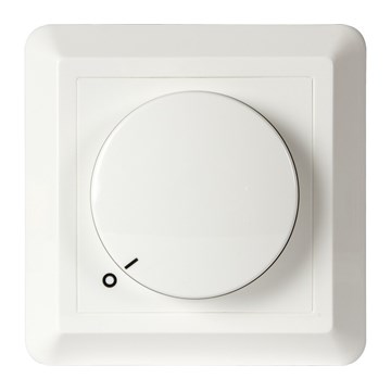 Unilamp Luzense Dimmer 500W KUD-500EV-LS 2-pol RS Hvit
