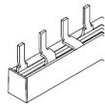 Samleskinne for Mini Element Automater 3P 1 meter