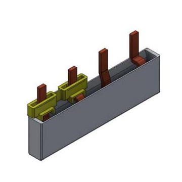 Samleskinne for OV/Overspenningsvern 2P 4-moduler