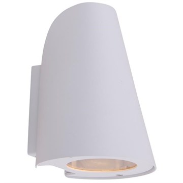 Sandnes utelampe vegg IP44 Hvit Inklusive GU10 Led Lyskilde