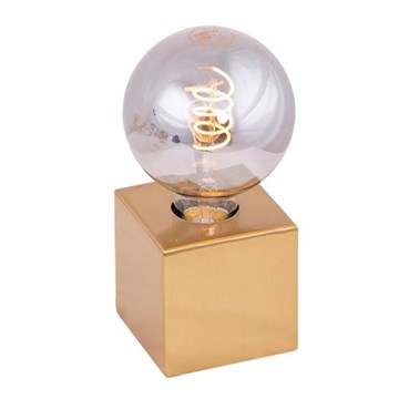 Dice bordlampe Messing 10x10cm