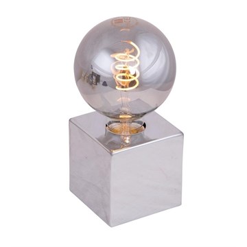 Dice bordlampe Krom 10x10cm