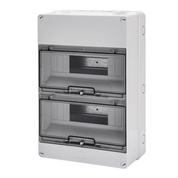 Gewiss Fordelingsskap 24-moduler 40CD U/J+N skinne IP55 375x250x135 GW40007