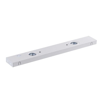 Pluto benkarmatur 2x4W LED Warmdim Hvit