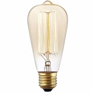 Edison Vintage pære ST64 60W E27 Gold