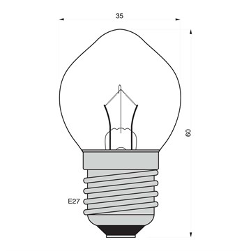 Danlamp båtlampe E27 40W 28V