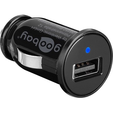 Goobay USB lader for bil 1xUSB 1A
