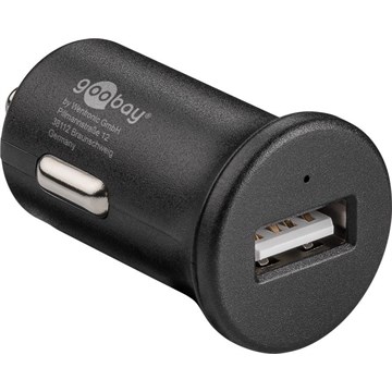 Goobay USB-lader for bil 1xUSB 2.4A QC3.0 Quick Charge