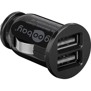 Goobay USB lader for bil 2xUSB 3.1A