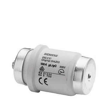 Siemens 100A DIV Diazed Fuse, gG, 500V