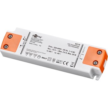 Goobay Constant Current LED Driver / 30 W 12V DC