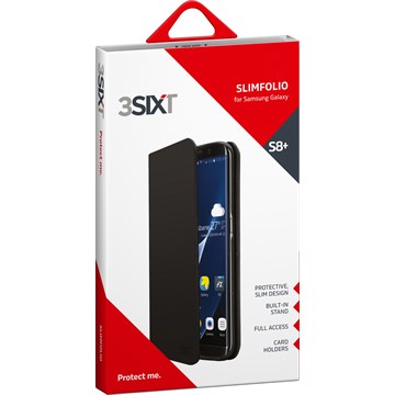 3SIXT SlimFolio etui for Samsung Galaxy S8+ Sort